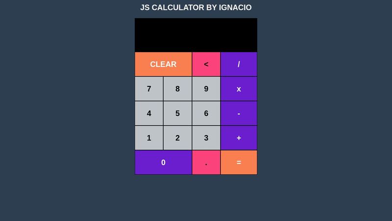 JS calculator version 2