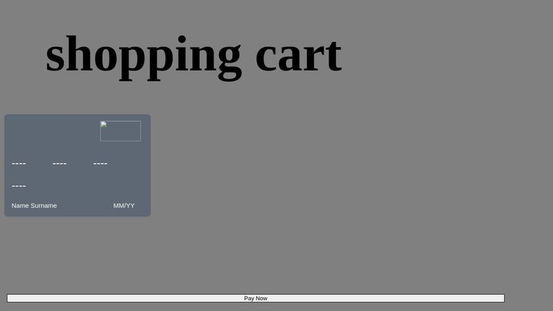 Smart Shopping Cart with Javascript