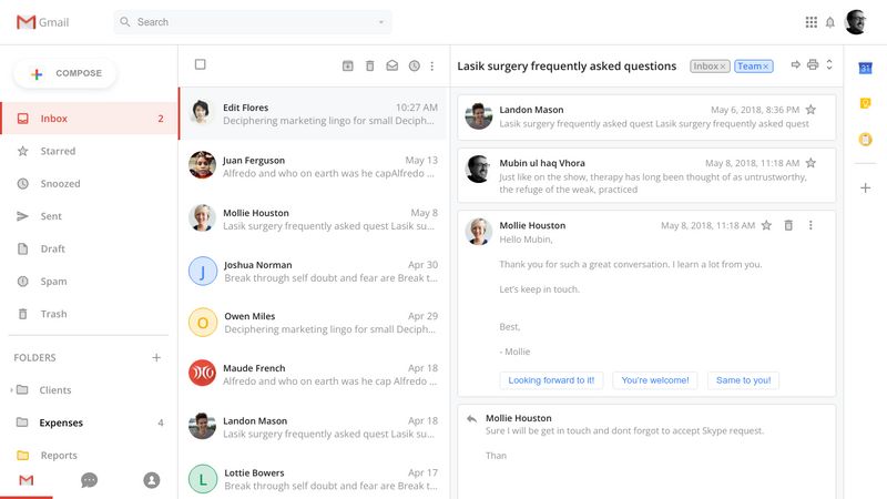 Gmail Redesign