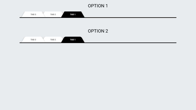 Tabs HTML / CSS