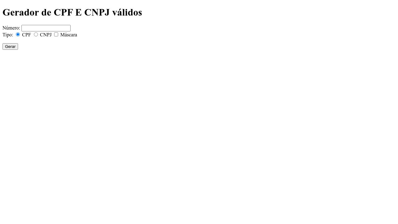 CPF and CNPJ generator with JavaScript, by Walter Nascimento, Walter  Nascimento, EN
