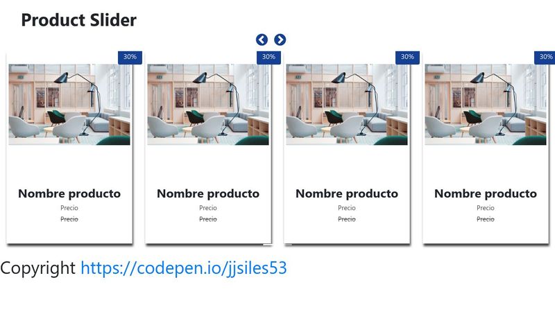 Product Slider Bootstrap