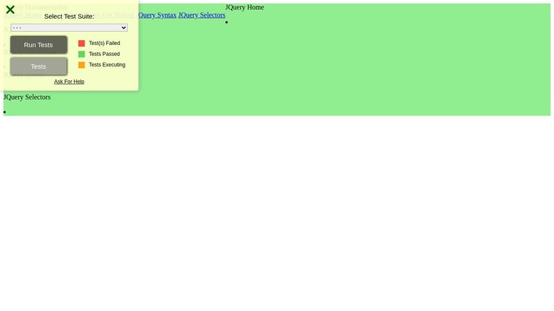 JQuery Documentation