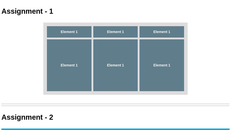 CSS Assignment-57-To-64