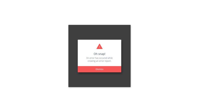 041 - Error Modal