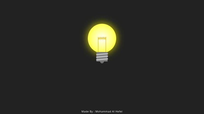 Create On-Off Light With Animation in HTML And CSS Only