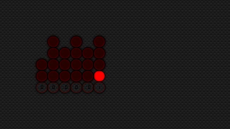 Pure CSS Binary Clock