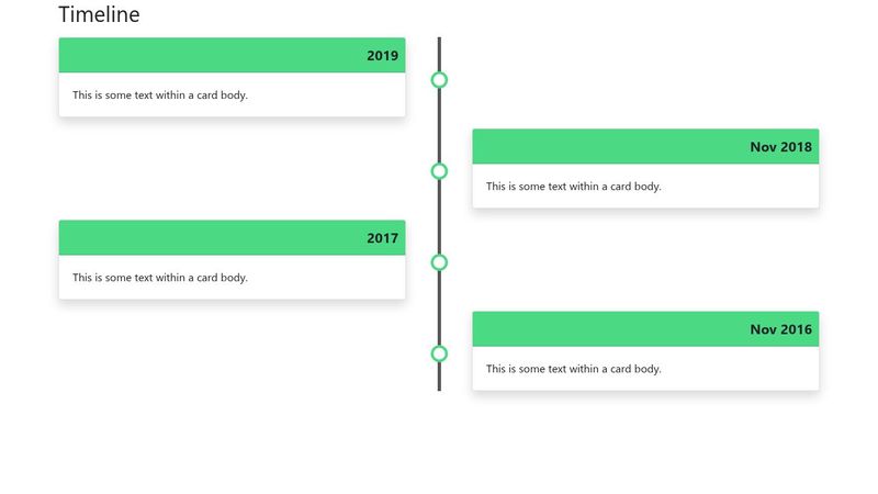 Timeline Bootstrap