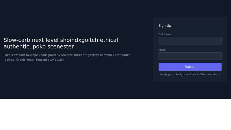 Responsive form - tailwind dark mode