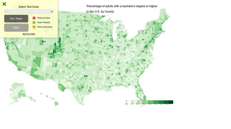 Choropleth Map - D3.js