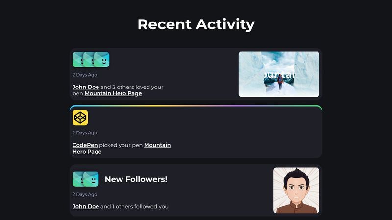 CodePen Activity Redesign