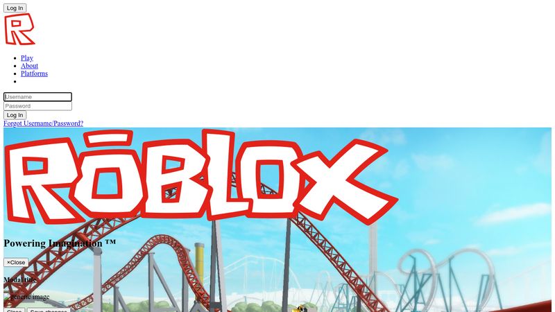 Roblox Old Website Remake!