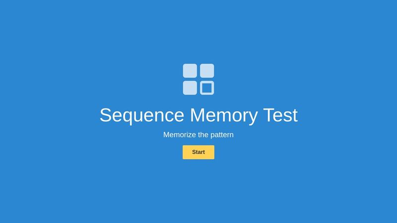 Sequence Memory Game