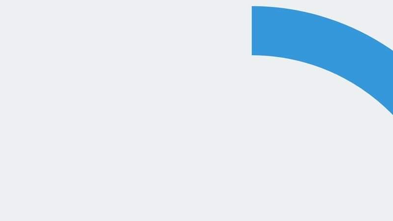 Pure CSS radial progress bar