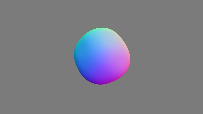 Three.JS dynamic blob with Perlin noise