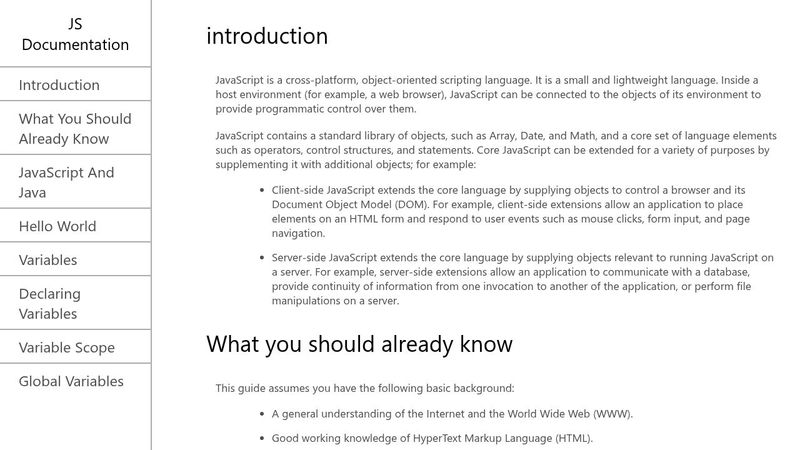 Intro to JS