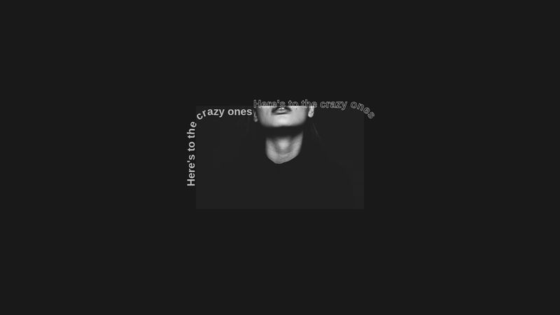 CodePen Home Text along path svg