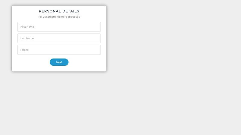 Multistep form - bootstrap 5