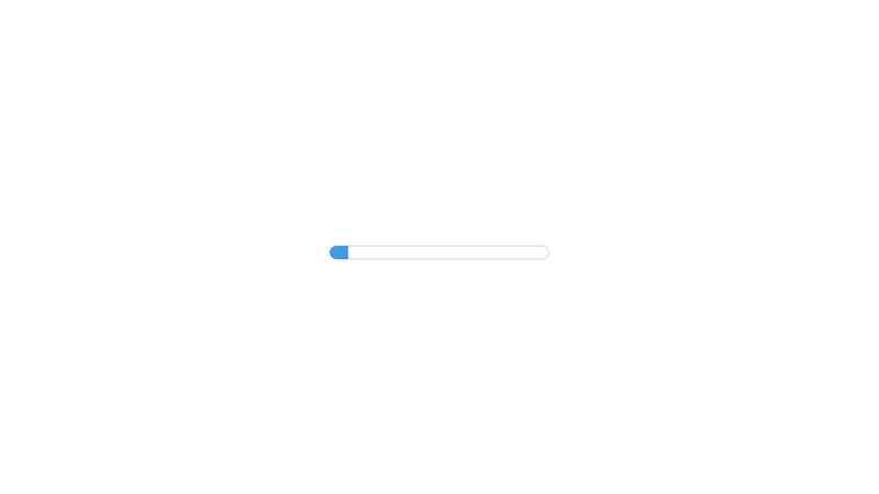 simple loading animation progress bar