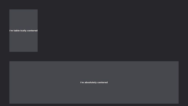 Centering Content with CSS