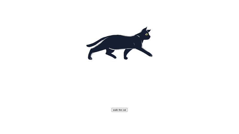 Walk the Cat - CSS Animation