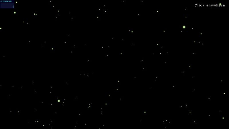 3D Fireworks - three.js