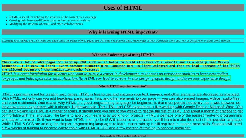 HTML Practice 3