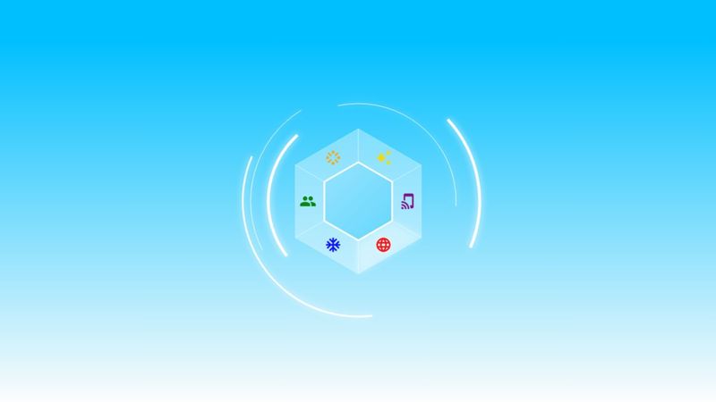 hexagon menu