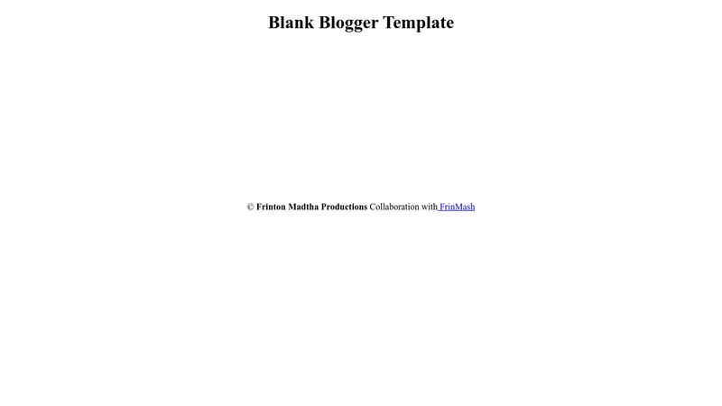 blank-blogger-template