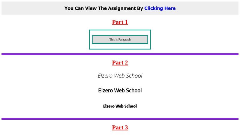 CSS Assignment 22 ~ 26