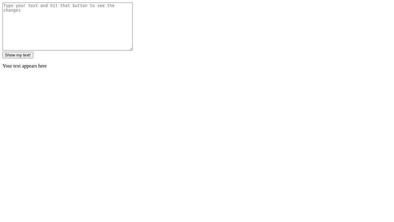 JavaScript TextArea Render