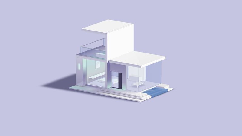 3D Modern House - Pure CSS