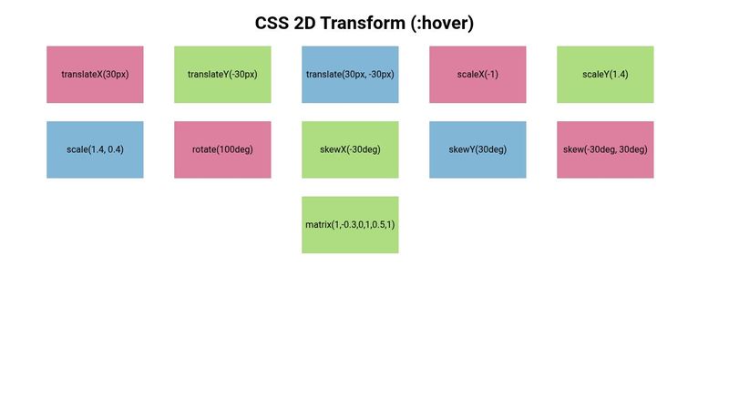 M10 CSS 2D Transform