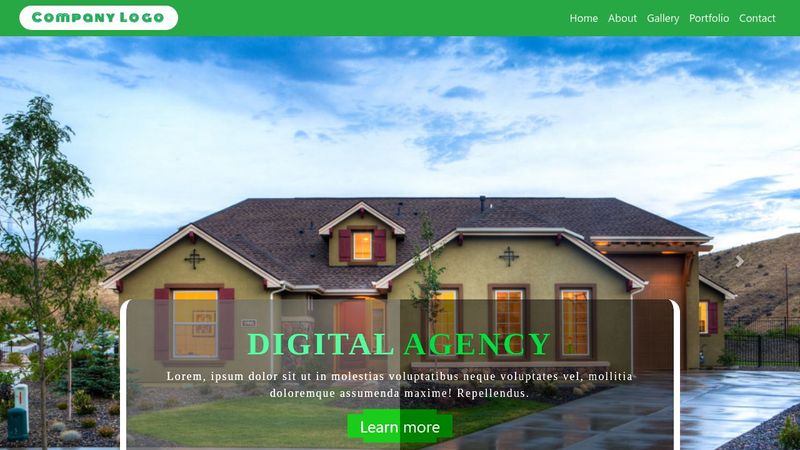 Create a Simple Landing Page using HTML CSS and Bootstrap