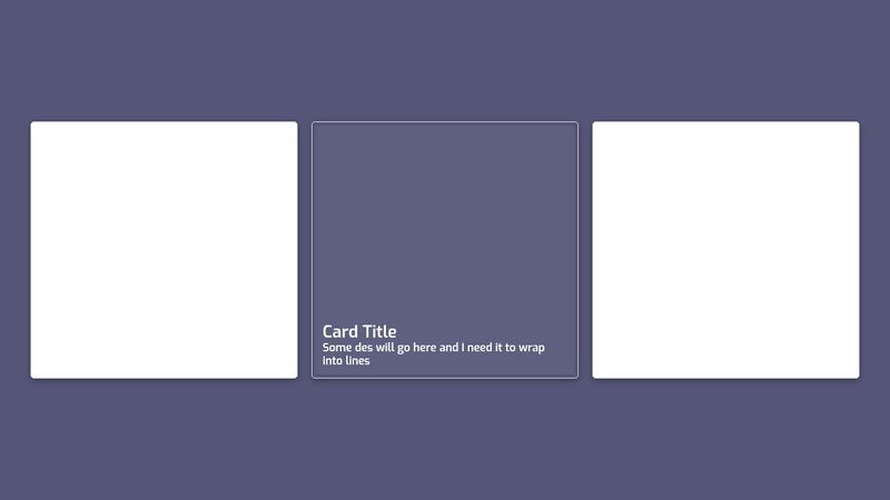 Handling Text Over Images in CSS