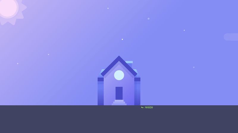 Responsive House with CSS Container Query