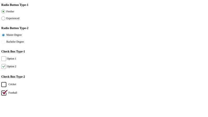 Customize Checkboxes and Radio Buttons with CSS part 3