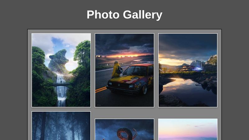 Responsive Photo Gallery