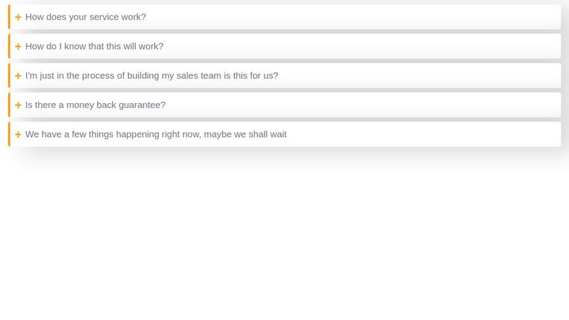 Code for FAQ Dropdown