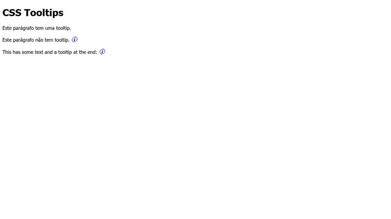 CSS Tooltips