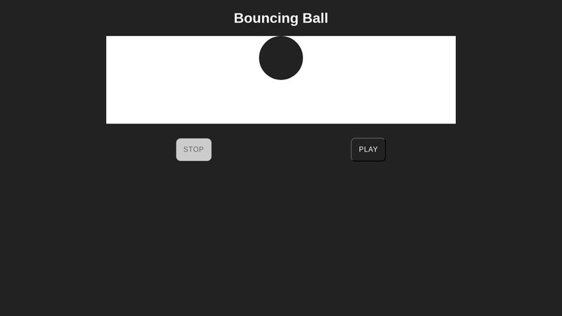 Controlled bouncing ball with Velocity JS