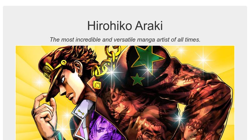 Cool Shock Old B.T. is a Love Letter to Araki and JoJo's Bizarre Adventure