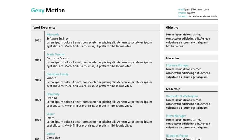 Resume Css Basic