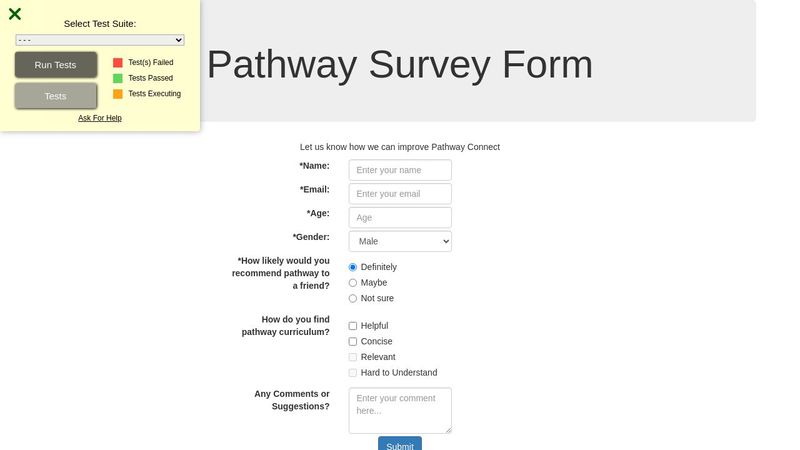 CSS: Survey Form
