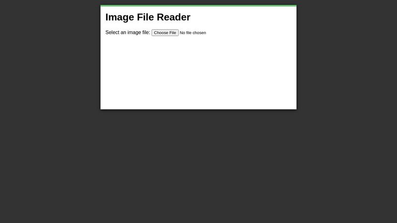 HTML5 FileReader API Demo: Images