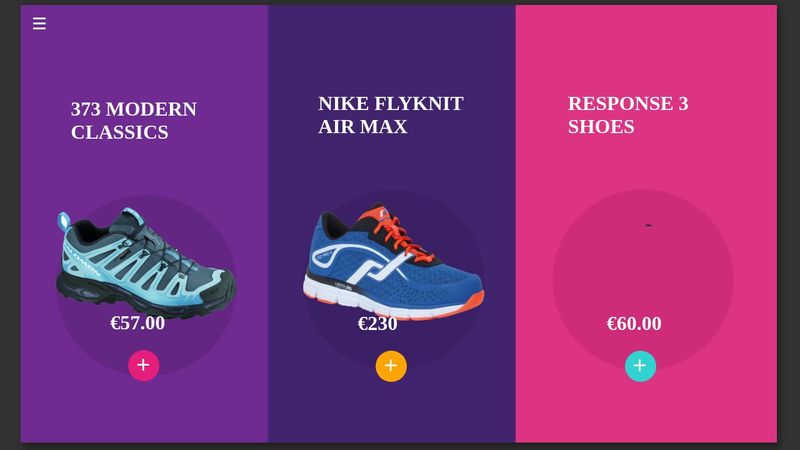 Shoes shop css