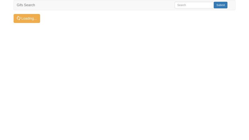 Gifs Search React JS