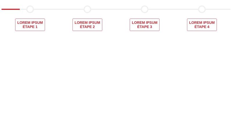 Responsive horizontal timeline