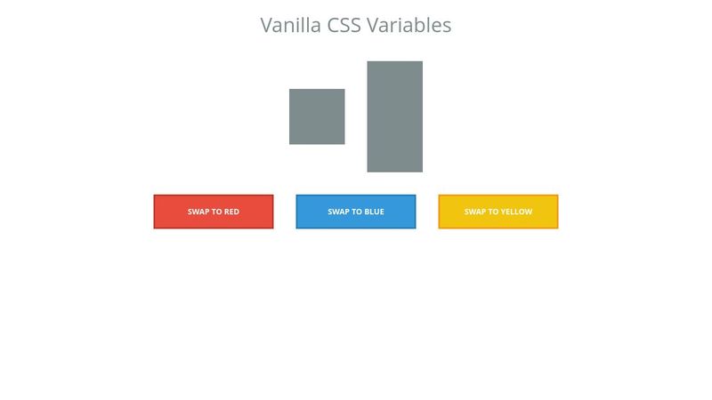 Vanilla CSS Variables