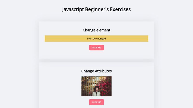 Javascript Exercises